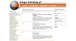 Desktop Screenshot of mega-katalog.pl